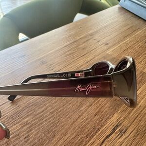 Maui Jim Glossy Brown Sunglasses